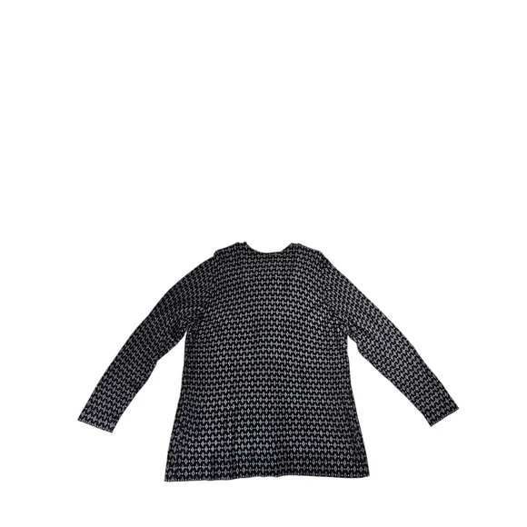 Charter Club Black and Gray Wonen"s Cardigan - Picture 3 of 4